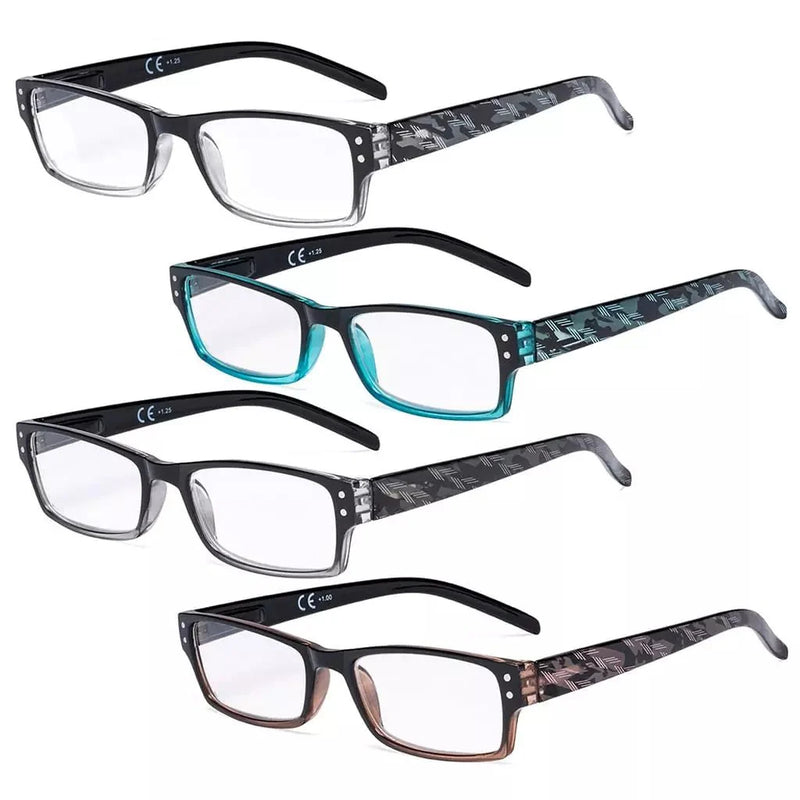 eyekeeper.com 4 Pack Classic Reading Glasses R012B Eyeglasses