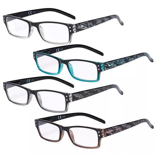 eyekeeper.com 4 Pack Classic Reading Glasses R012B Eyeglasses
