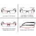 Eyekeeper  - 4 Pack Classic Rectangle Reading Glasses R012B