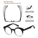 Eyekeeper  - 4 Pack Classic Round Bifocal Reading Glasses BR2032