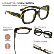 eyekeeper.com 4 Pack Classic Thicker Frame Reading Glasses Newish Readers R2035 Eyeglasses