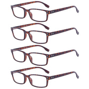 eyekeeper.com 4 Pack Classical Spring-Hinges Reading Glasses R097 Eyeglasses