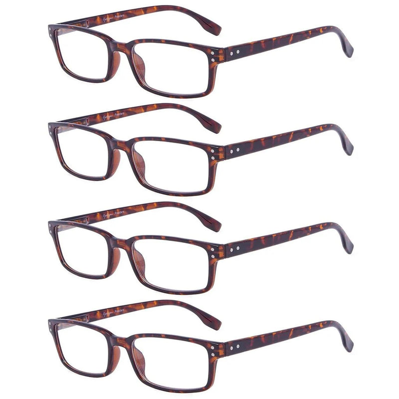 eyekeeper.com 4 Pack Classical Spring-Hinges Reading Glasses R097 Eyeglasses