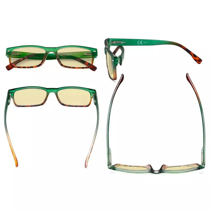 eyekeeper.com 4 Pack Colorful Blue Light Blocking Reading Glasses TM108D Eyeglasses