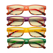 eyekeeper.com 4 Pack Colorful Blue Light Blocking Reading Glasses TM108D Eyeglasses