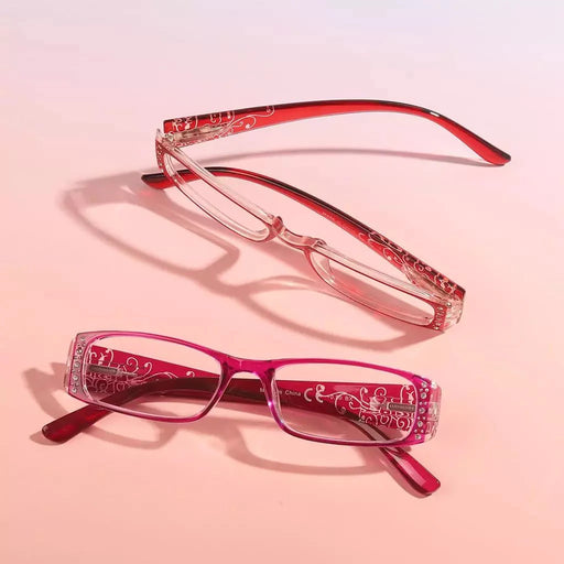 eyekeeper.com 4 Pack Crystal Floral Pattern Reading Glasses R006F Eyeglasses