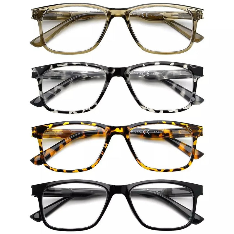 eyekeeper.com 4 Pack Design Reading Glasses Chic Readers R005N Eyeglasses