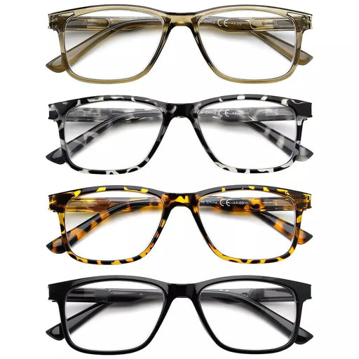eyekeeper.com 4 Pack Design Reading Glasses Chic Readers R005N Eyeglasses