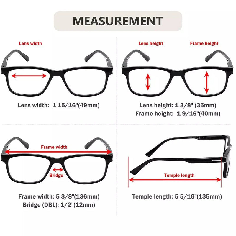 eyekeeper.com 4 Pack Design Reading Glasses Chic Readers R005N Eyeglasses