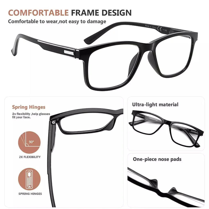 eyekeeper.com 4 Pack Design Reading Glasses Chic Readers R005N Eyeglasses