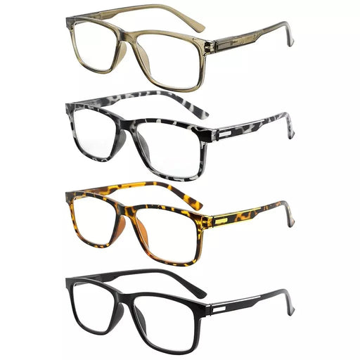 eyekeeper.com 4 Pack Design Reading Glasses Chic Readers R005N Eyeglasses