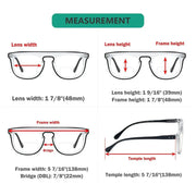 eyekeeper.com 4 Pack Double Color Stylish Frame Bifocal Reading Glasses BR2122 Eyeglasses