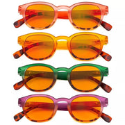 eyekeeper.com 4 Pack Elegant Blue Light Blocking Readers DS124D Eyeglasses