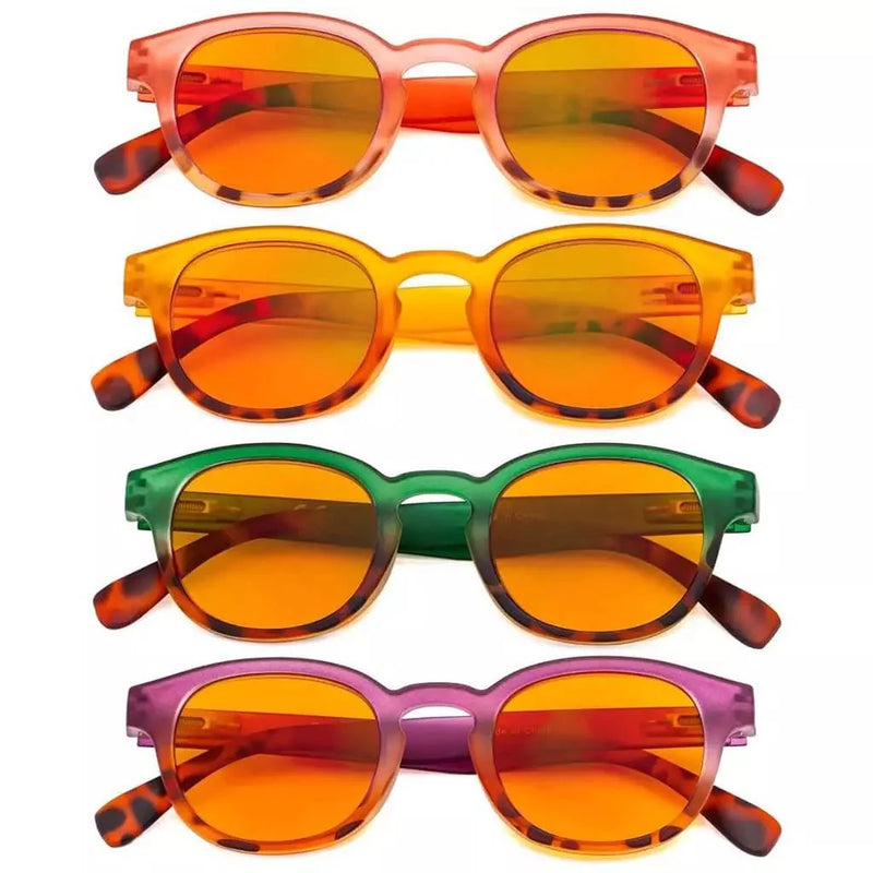 eyekeeper.com 4 Pack Elegant Blue Light Blocking Readers DS124D Eyeglasses