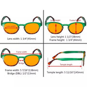 eyekeeper.com 4 Pack Elegant Blue Light Blocking Readers DS124D Eyeglasses