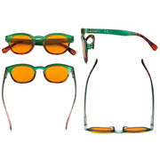 eyekeeper.com 4 Pack Elegant Blue Light Blocking Readers DS124D Eyeglasses