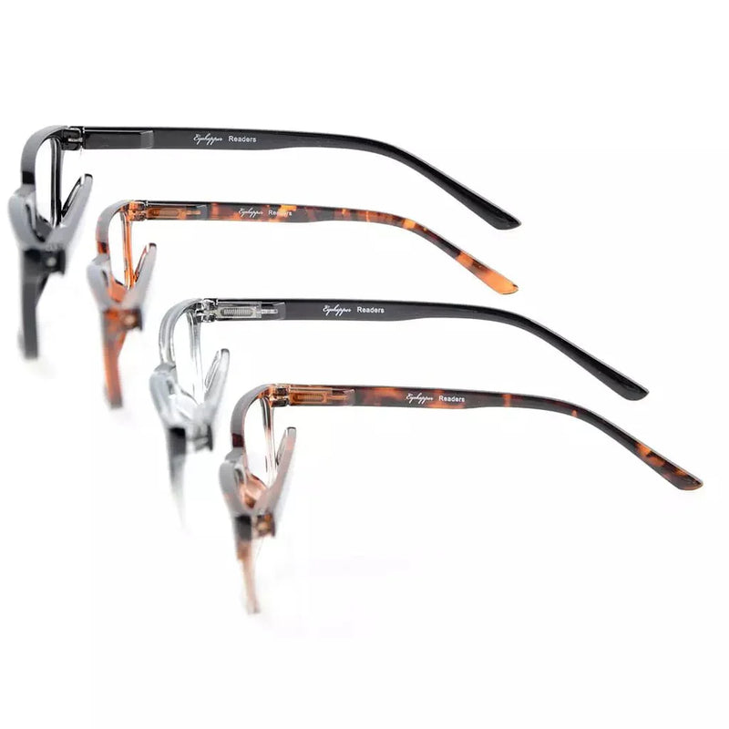 eyekeeper.com 4 Pack Elegant Retro Comfort Reading Glasses R898 Eyeglasses