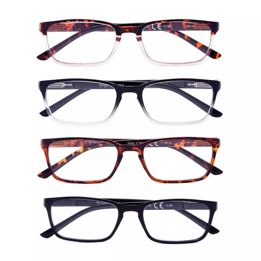 eyekeeper.com 4 Pack Elegant Retro Comfort Reading Glasses R898 Eyeglasses