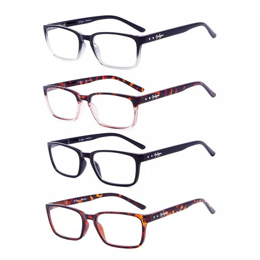 eyekeeper.com 4 Pack Elegant Retro Comfort Reading Glasses R898 Eyeglasses