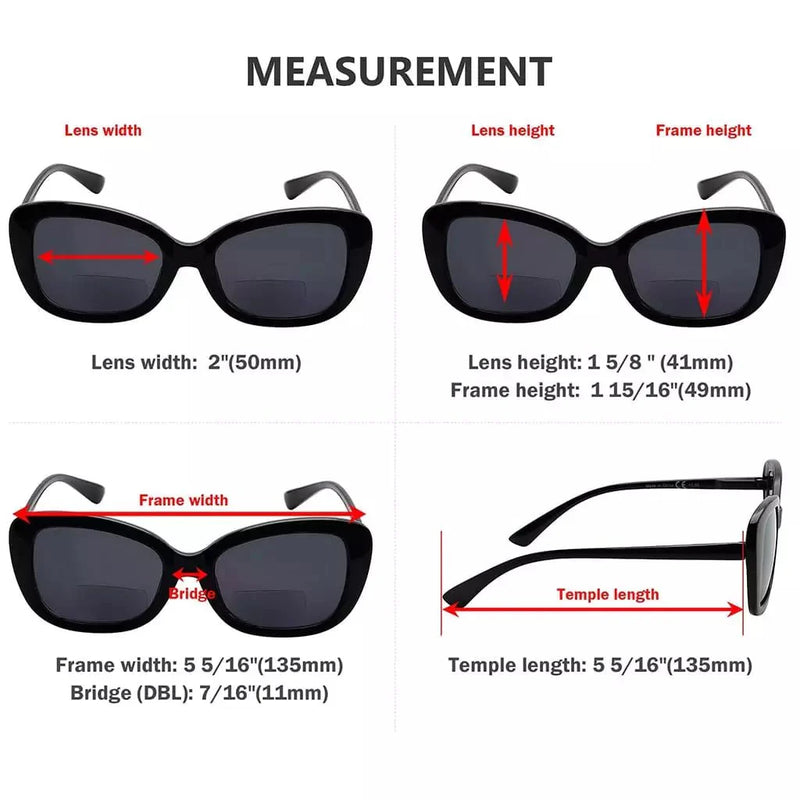 eyekeeper.com 4 Pack Elegant Sleek Pattern Design Bifocal Reading Sunglasses SBR2011 Sunglasses