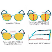 eyekeeper.com 4 Pack Fashion Blue Light Blocking Reading Glasses HP9002D Eyeglasses