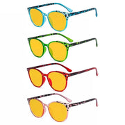 eyekeeper.com 4 Pack Fashion Blue Light Blocking Reading Glasses HP9002D Eyeglasses