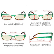 eyekeeper.com 4 Pack Fashion Blue Light Filter Reading Glasses UVR012D Eyeglasses