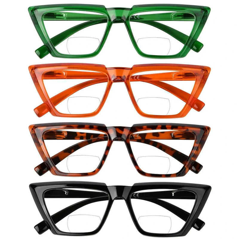 eyekeeper.com 4 Pack Fashion Cat-eye Bifocal Reading Glasses BR2138 Eyeglasses