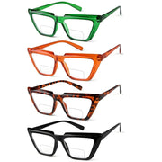 eyekeeper.com 4 Pack Fashion Cat-eye Bifocal Reading Glasses BR2138 Eyeglasses