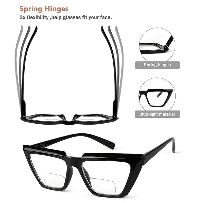 eyekeeper.com 4 Pack Fashion Cat-eye Bifocal Reading Glasses BR2138 Eyeglasses
