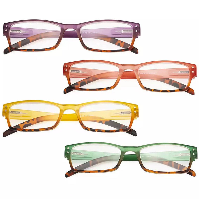 eyekeeper.com 4 Pack Fashion Reading Glasses R012D Eyeglasses