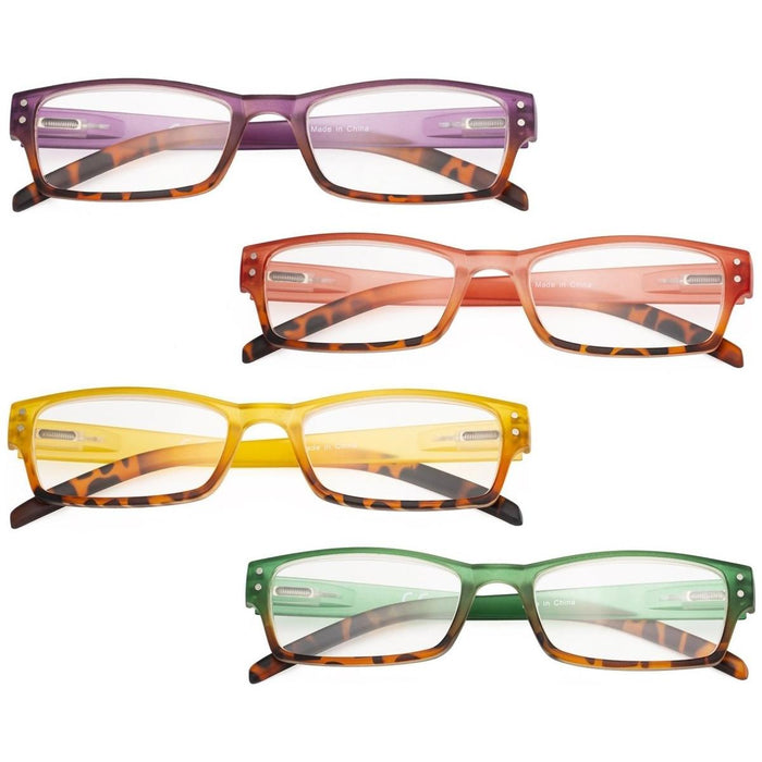 Eyekeeper  - 4 Pack Fashion Reading Glasses Women R012D