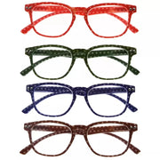 eyekeeper.com 4 Pack Fashion Vintage Polka Dots Reading Glasses R079P Eyeglasses