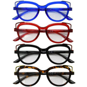 eyekeeper.com 4 Pack Fashionable Cat-eye Bifocal Reading Glasses BR2113 Eyeglasses
