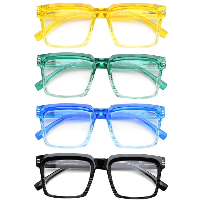 Eyekeeper  - 4 Pack Fashionable Stylish Reading Glasses R2027