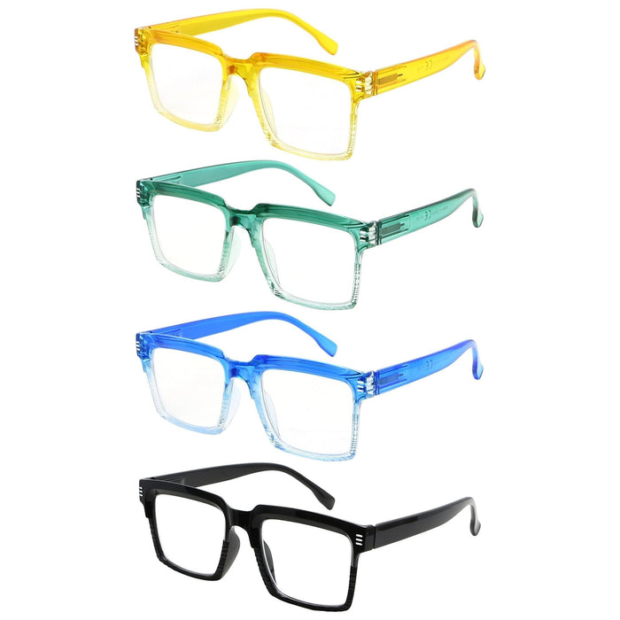 Eyekeeper  - 4 Pack Fashionable Stylish Reading Glasses R2027