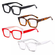 eyekeeper.com 4 Pack Fashionable Reading Glasses Thicker Frame Readers R9106 Eyeglasses