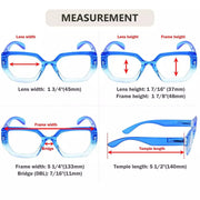 eyekeeper.com 4 Pack Fashionable Reading Glasses Trendy Readers R2026 Eyeglasses