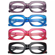 eyekeeper.com 4 Pack Funny Reading Glasses Stylish Readers R2136 Eyeglasses
