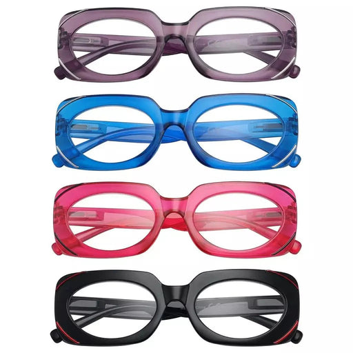 eyekeeper.com 4 Pack Funny Reading Glasses Stylish Readers R2136 Eyeglasses