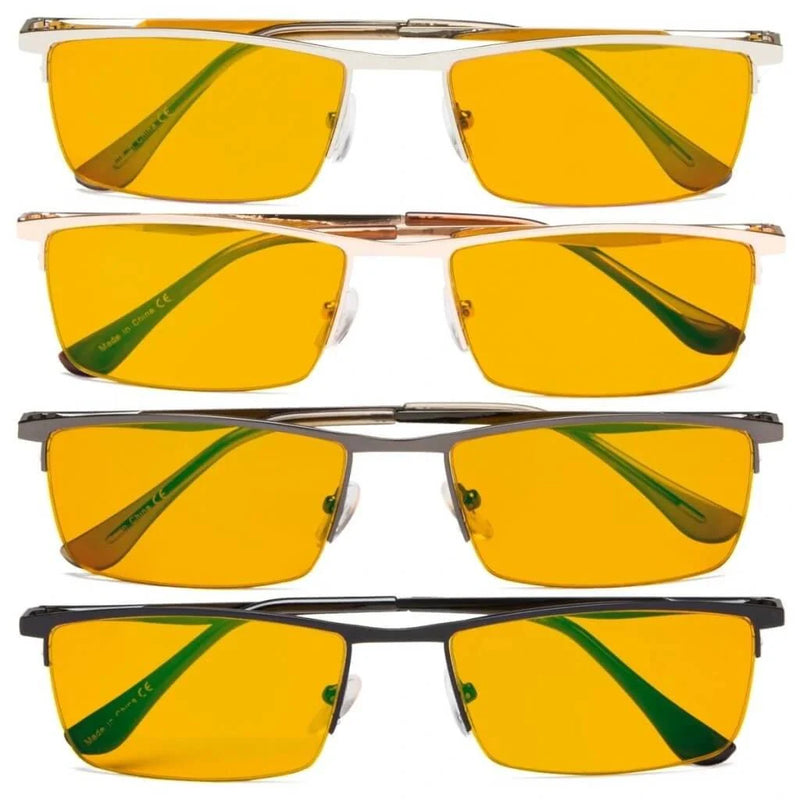 eyekeeper.com 4 Pack Half Rim Blue Light Blocking Reading Glasses DS1614 Eyeglasses