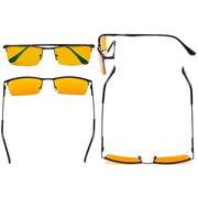 eyekeeper.com 4 Pack Half Rim Blue Light Blocking Reading Glasses DS1614 Eyeglasses