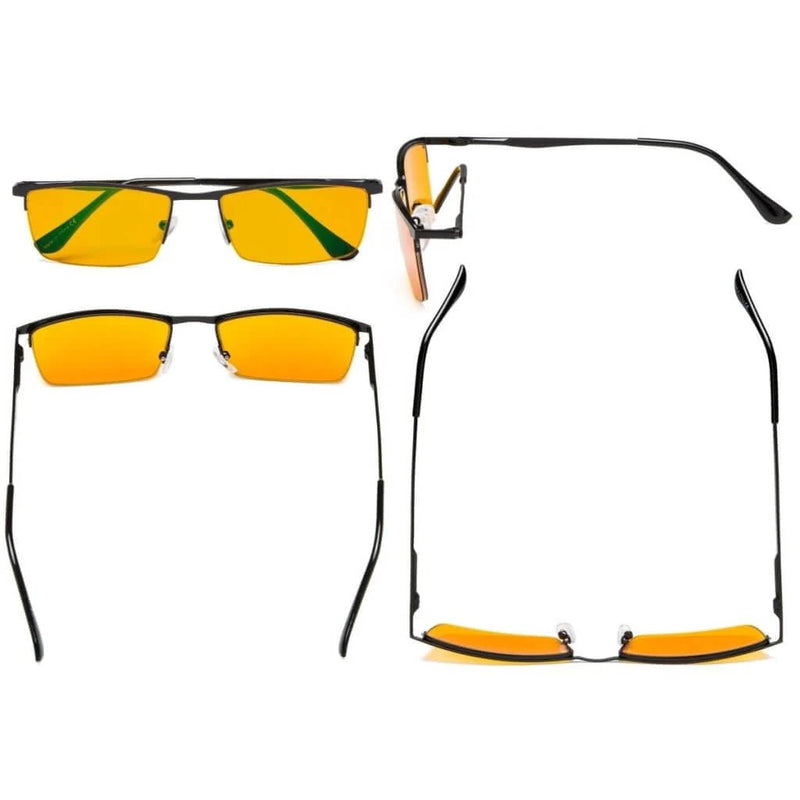 eyekeeper.com 4 Pack Half Rim Blue Light Blocking Reading Glasses DS1614 Eyeglasses