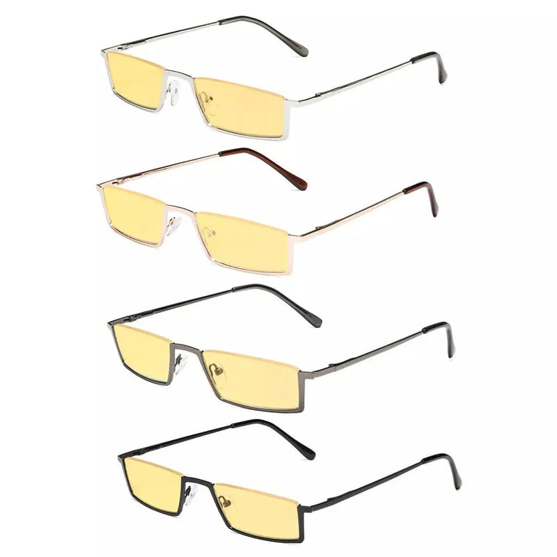 eyekeeper.com 4 Pack Half-Rim Blue Light Blocking Reading Glasses HPCG1613 Eyeglasses