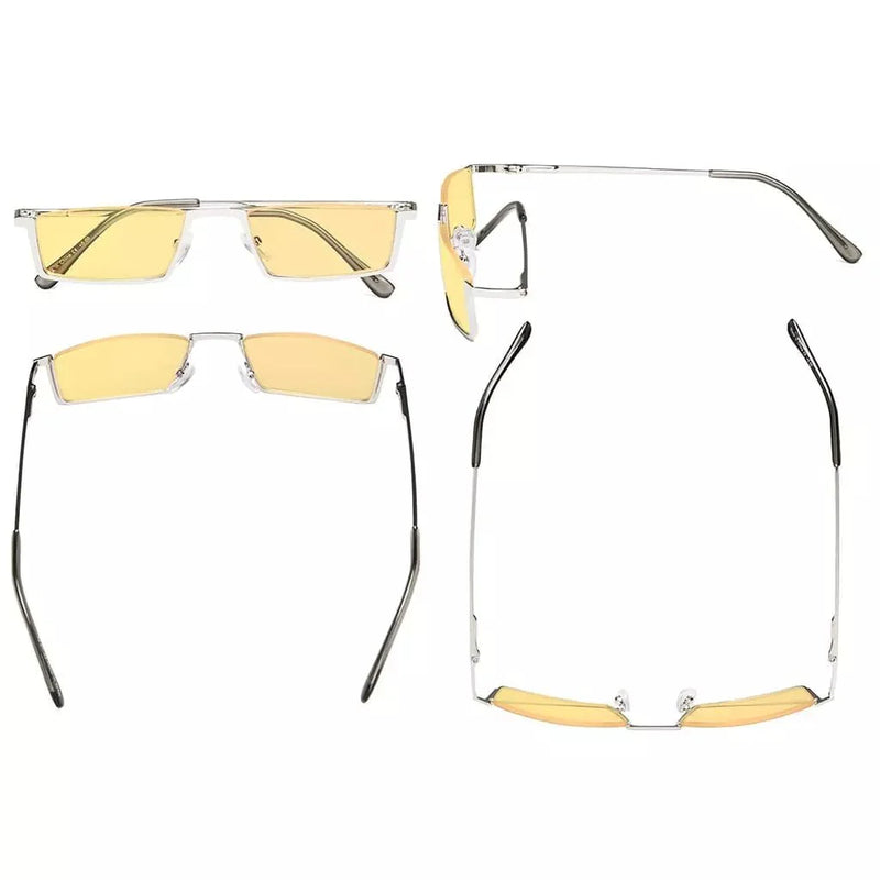 eyekeeper.com 4 Pack Half-Rim Blue Light Blocking Reading Glasses HPCG1613 Eyeglasses