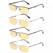 eyekeeper.com 4 Pack Half-rim Blue Light Blocking Reading Glasses HPCG1614 Eyeglasses