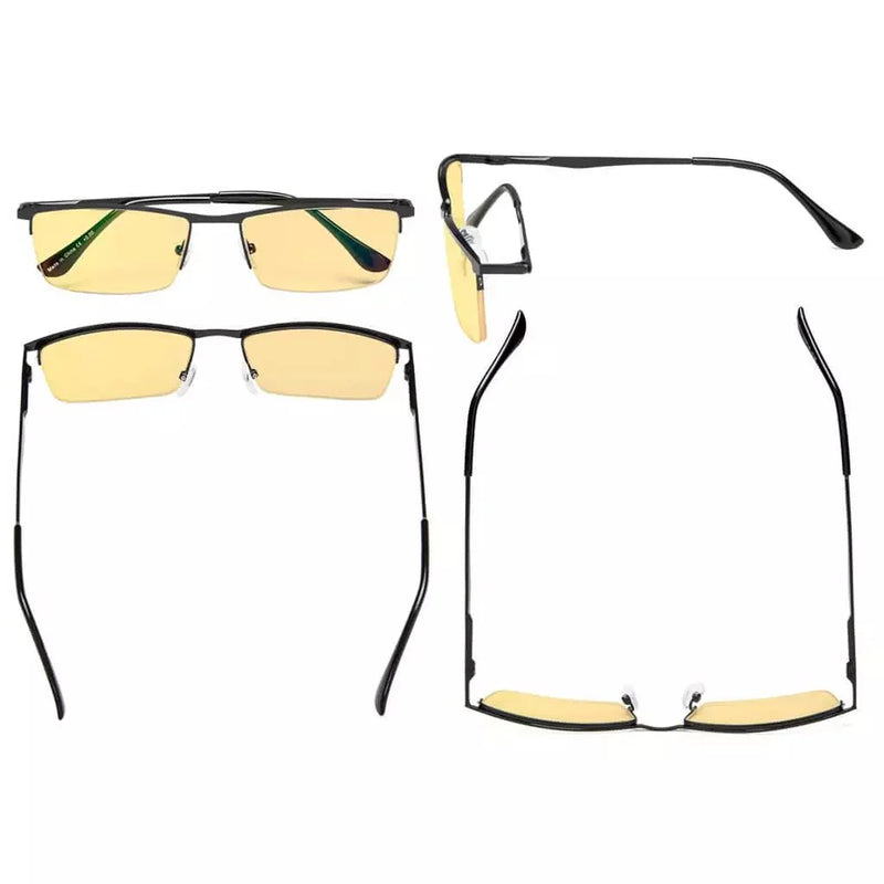 eyekeeper.com 4 Pack Half-rim Blue Light Blocking Reading Glasses HPCG1614 Eyeglasses