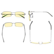 eyekeeper.com 4 Pack Half-rim Blue Light Blocking Reading Glasses TMCG15014 Eyeglasses