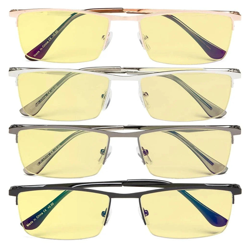 eyekeeper.com 4 Pack Half-Rim Blue Light Blocking Reading Glasses TMCG1614 Eyeglasses