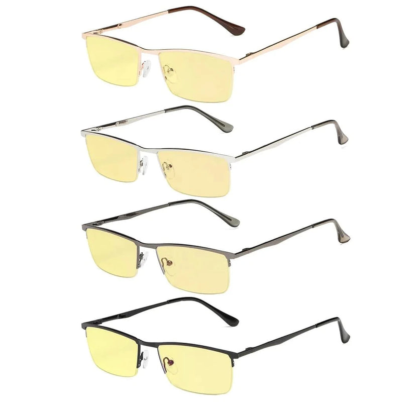 eyekeeper.com 4 Pack Half-Rim Blue Light Blocking Reading Glasses TMCG1614 Eyeglasses